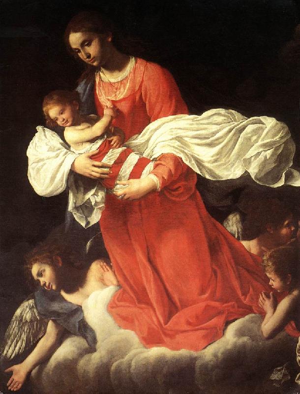 BAGLIONE, Giovanni The Virgin and the Child with Angels Germany oil painting art